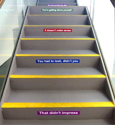 Philip Bradshaw, Installation view, Amongst Other Things, Steps, 2014